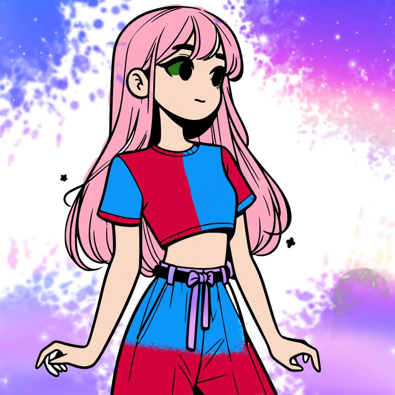 girl in a cute crop top