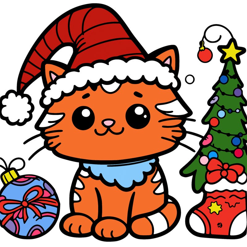 christmas cat