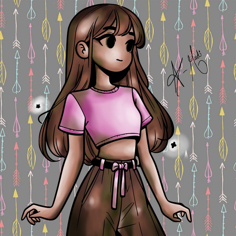 girl in a cute crop top