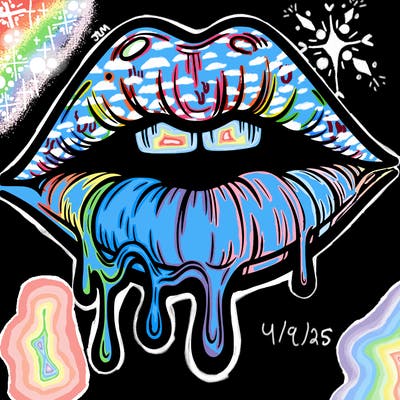 lips that look realistic and drip