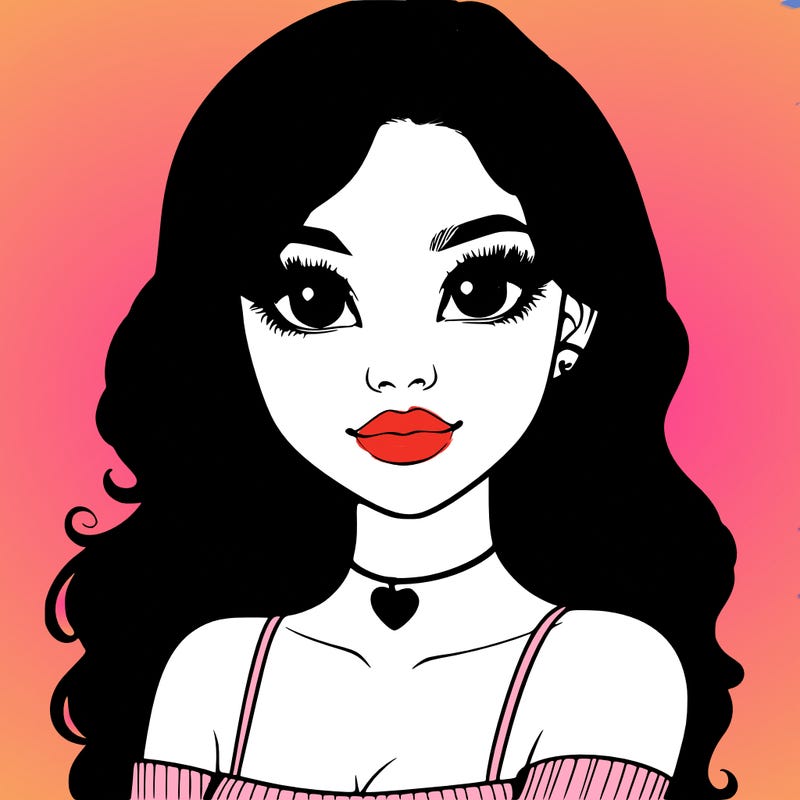 realistic pretty girl