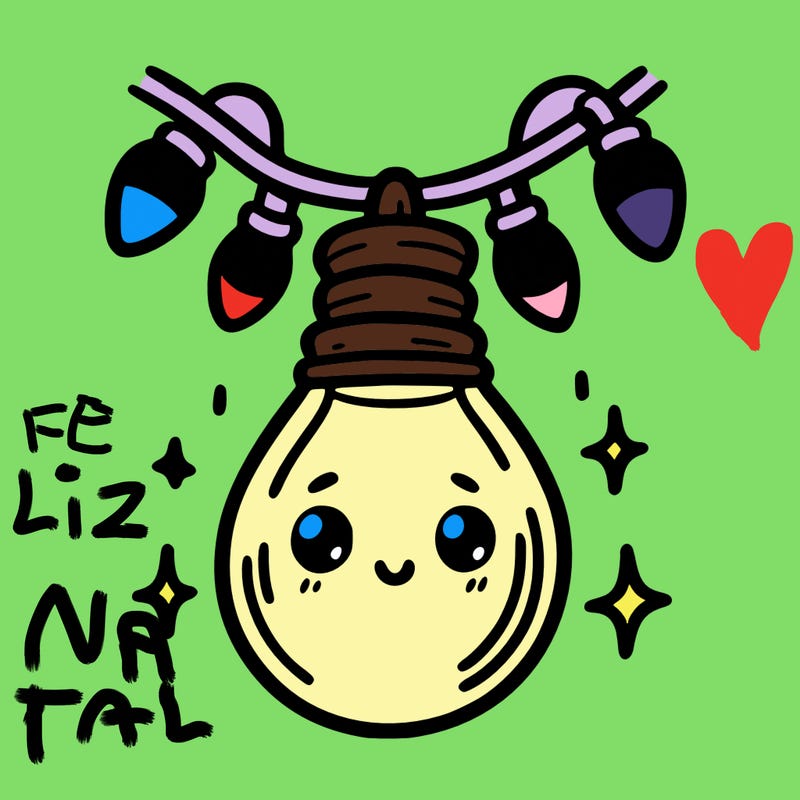 small bulb of a garland