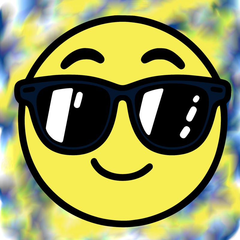 emoji with sunglasses