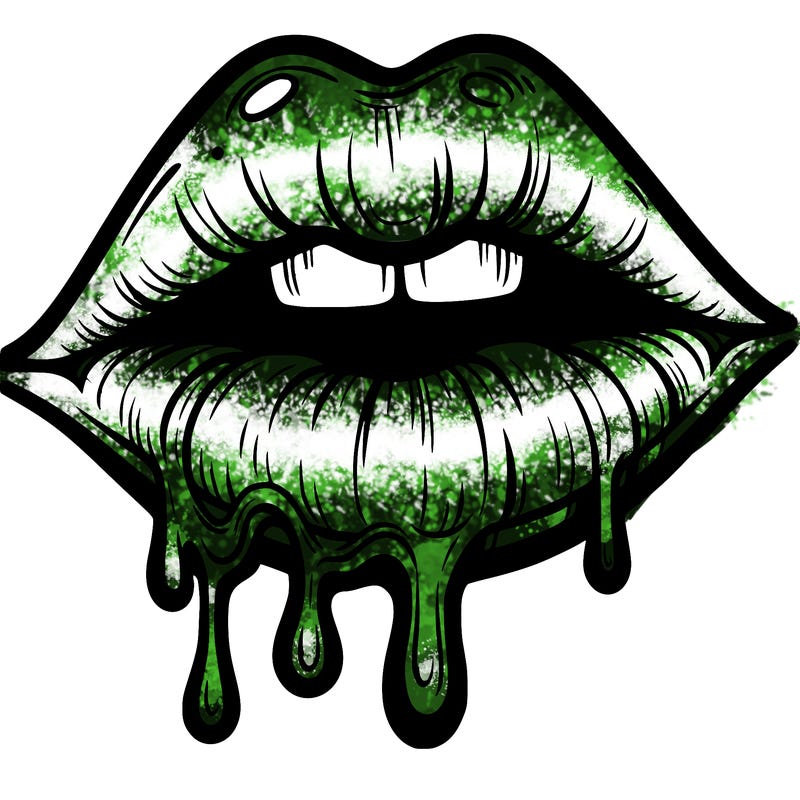 lips that look realistic and drip