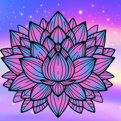 lotus flower mandala