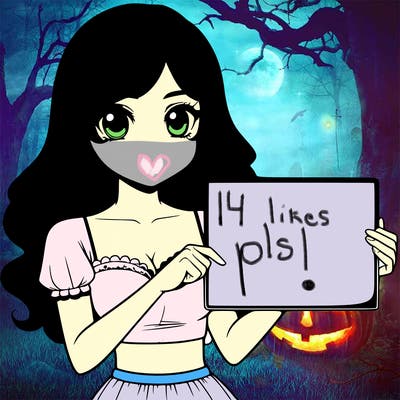 realistic pretty girl holding blank sign