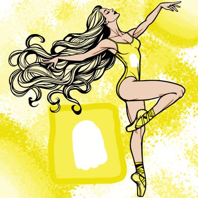 realistic woman dancer