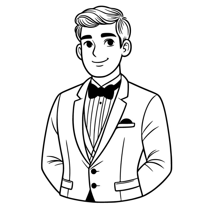 man in a tuxedo