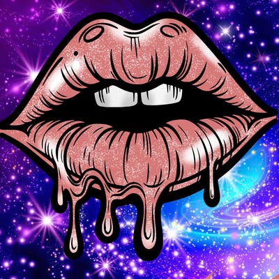 lips that look realistic and drip