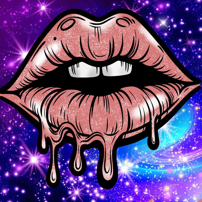 lips that look realistic and drip