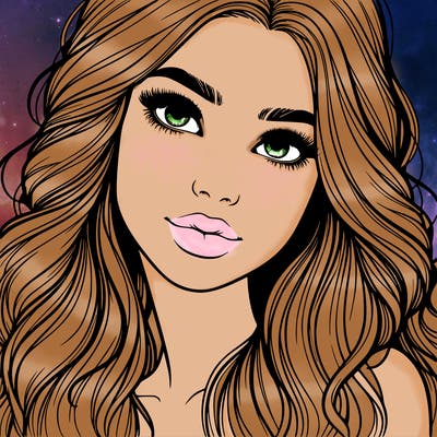 beautiful realistic girl