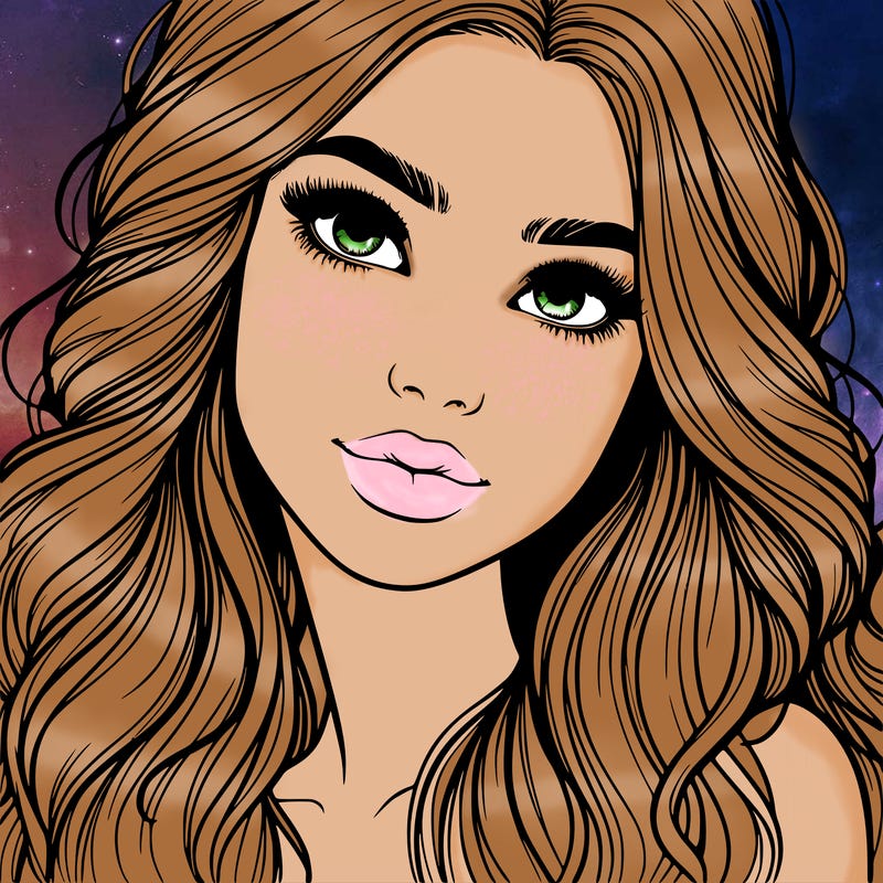 beautiful realistic girl