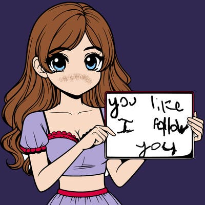 realistic pretty girl holding blank sign