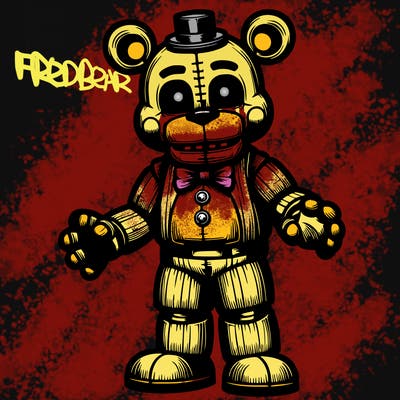 creepy bear animatronic