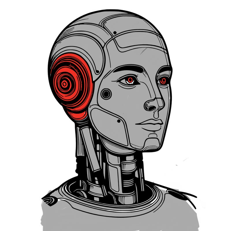 robotic humanoid with realistic features