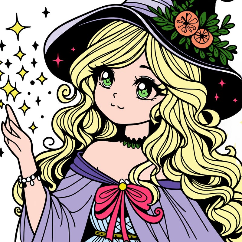 beautiful girl sorcerer