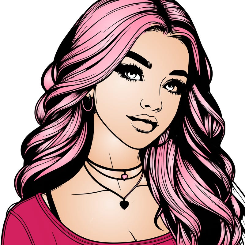 detailed realistic girl