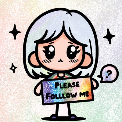 please follow me