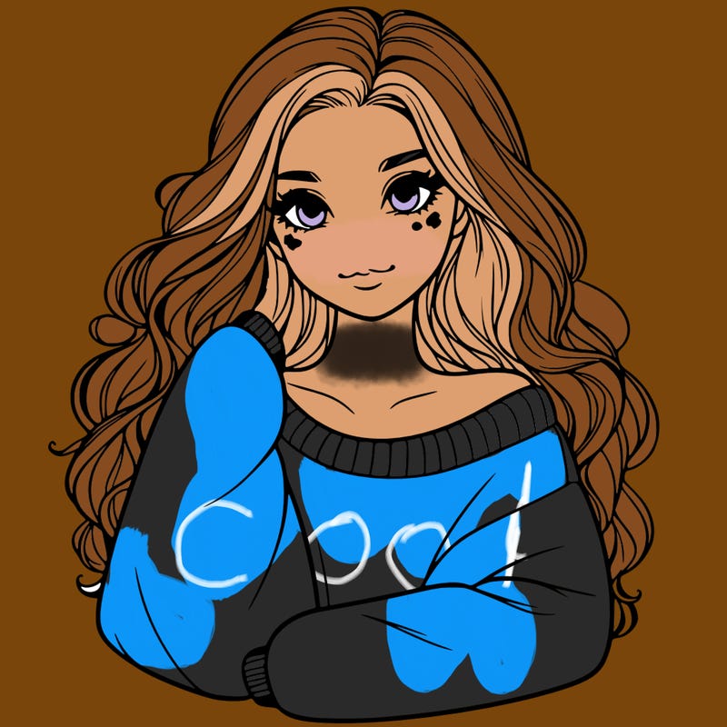 a beautiful girl in a big sweatshirt