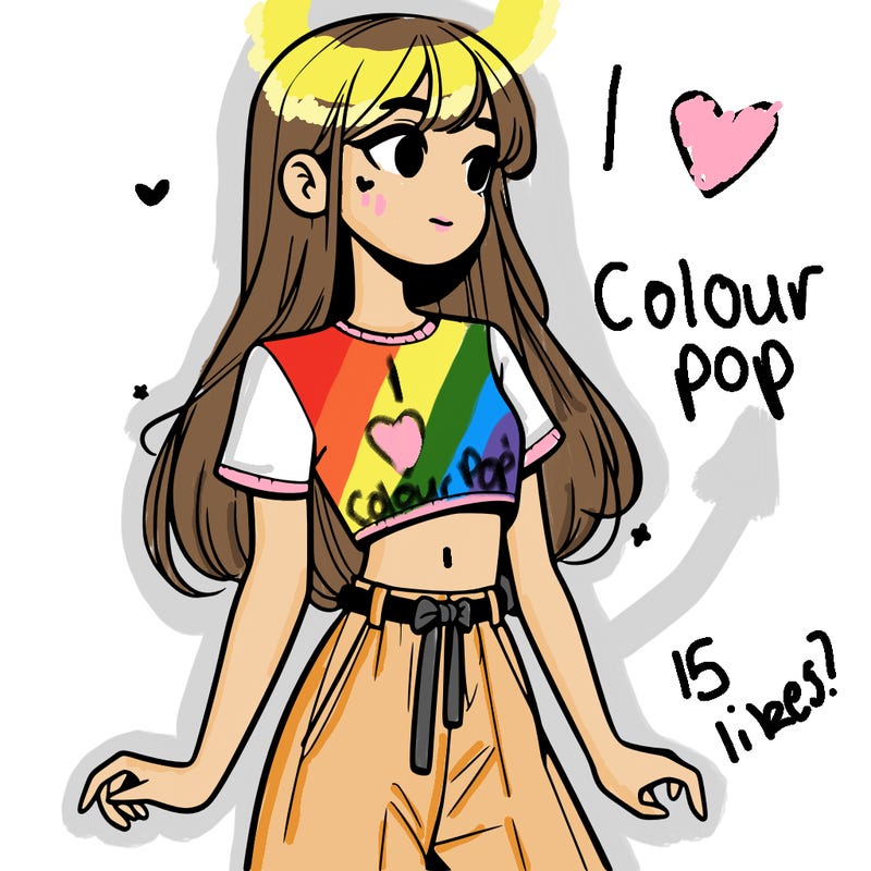 girl in a cute crop top