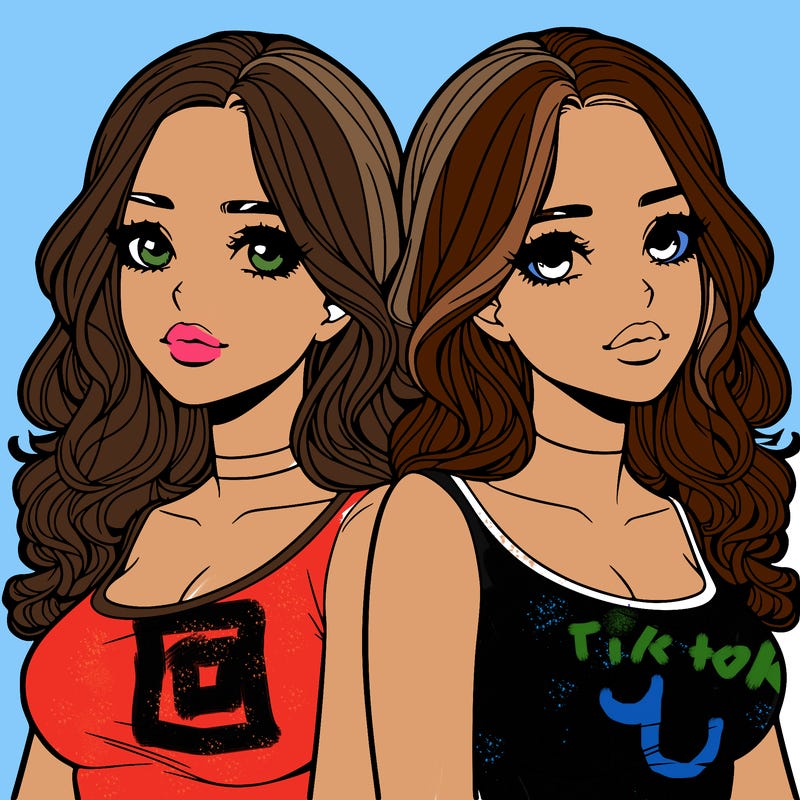 realistic twin sisters