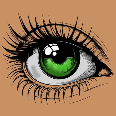 realistic eye
