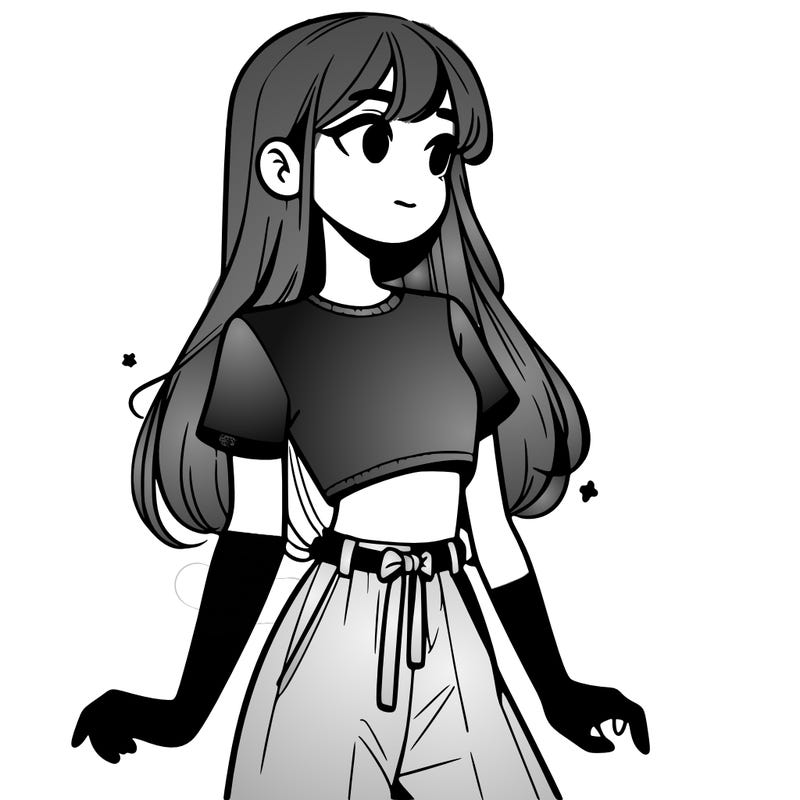 girl in a cute crop top