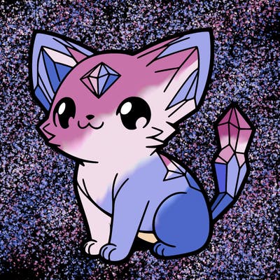 crystal kitten