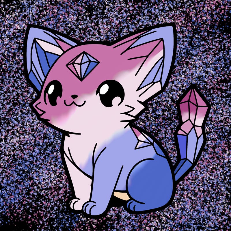 crystal kitten