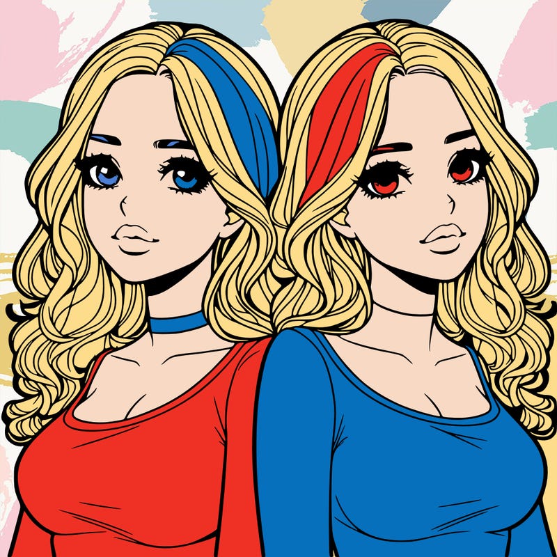 realistic twin sisters