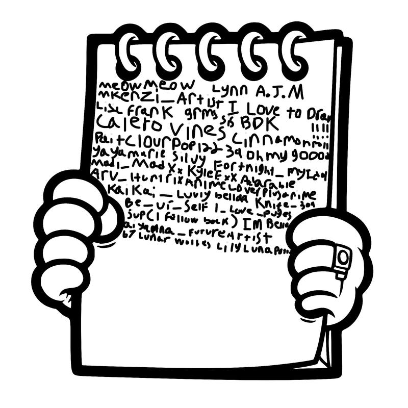 a blank piece of paper