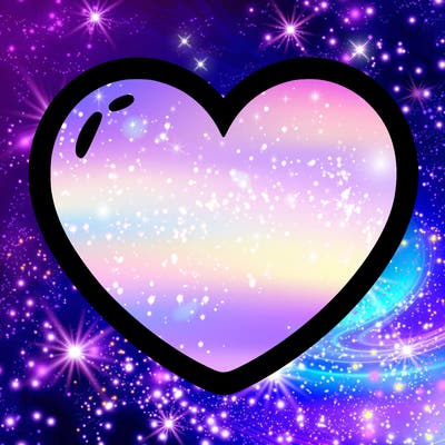 a blank heart