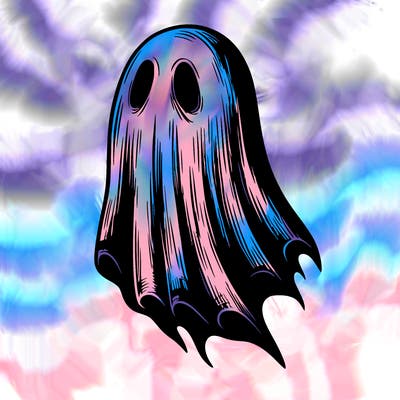 realistic creepy ghost