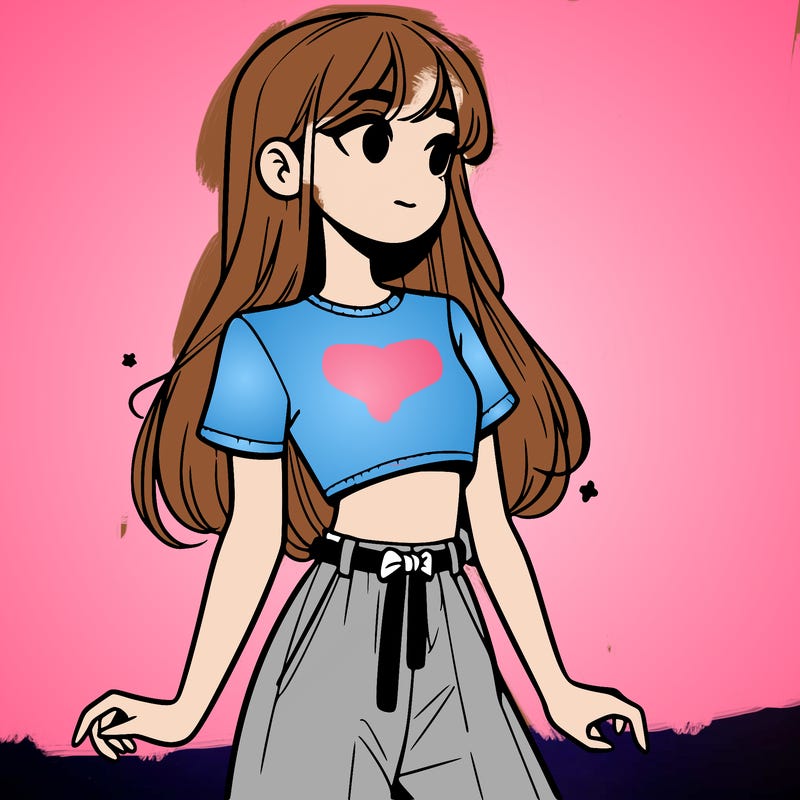 girl in a cute crop top