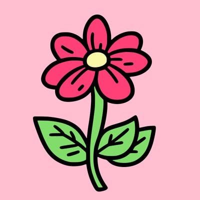 easy and simple flower
