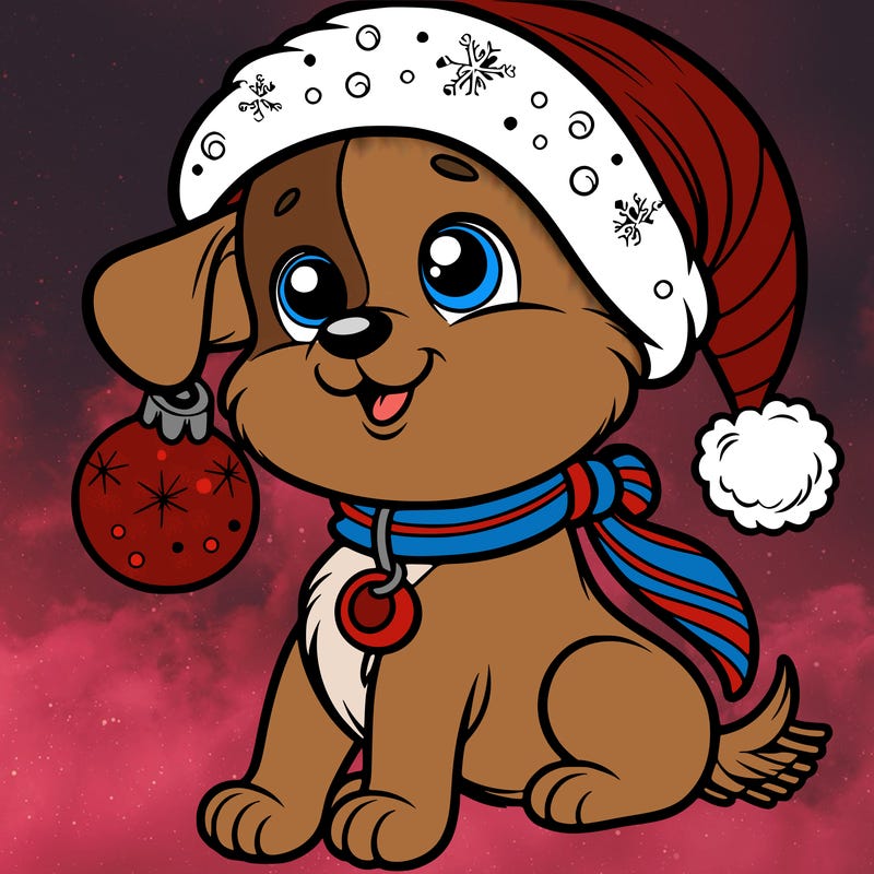 christmas dog