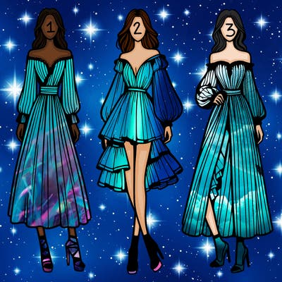 fashion models dresses