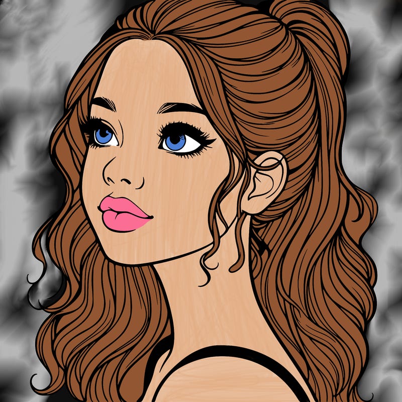 beautiful realistic girl