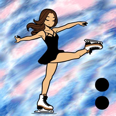 figure skater woman