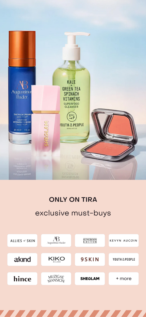 Tira: Online Beauty Shopping - Colección de productos exclusivos de cuidado de la piel y maquillaje presentados en Tira