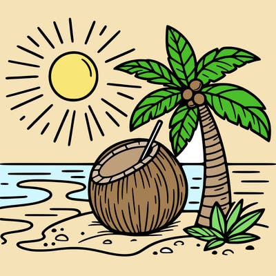 summer  coconut