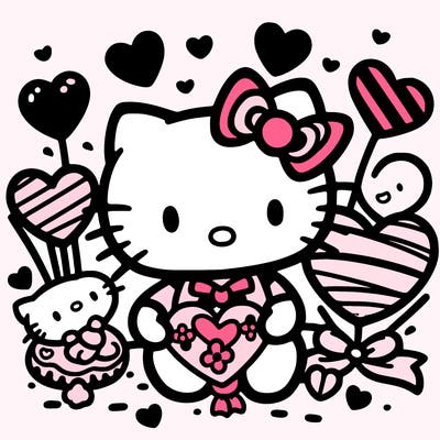 hello kitty valentines