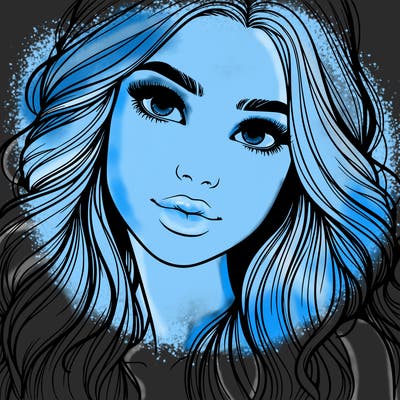 beautiful realistic girl