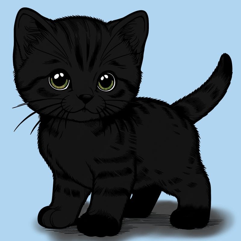 realistic kitten