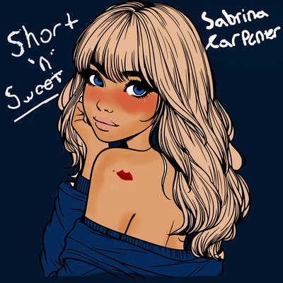 realistic girl with bangs looking over her shoulder