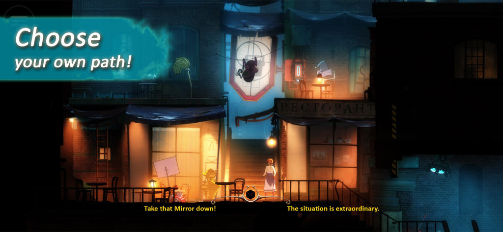 Forgotton Anne - Gameplay screenshot of Forgotton Anne featuring branching dialogue choices and cinematic hand drawn art