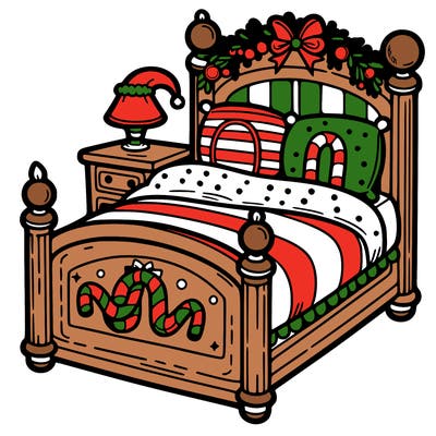 christmas bed