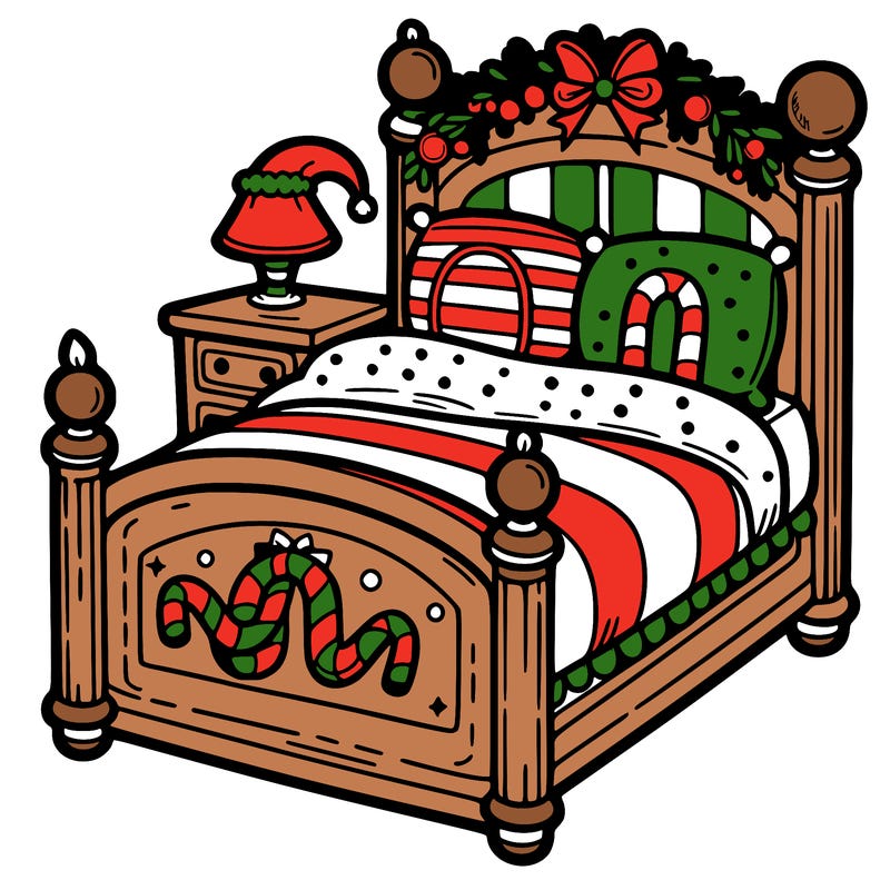 christmas bed