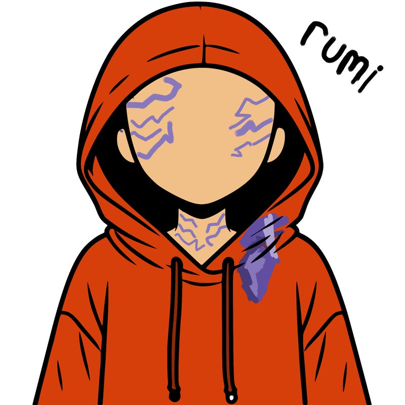 faceless girl in hoodie