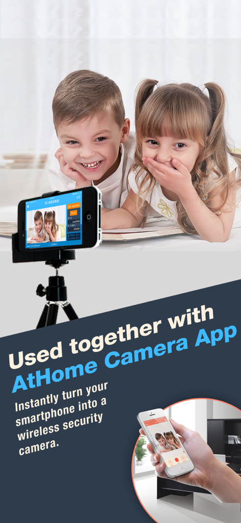 Un viejo iPhone actuando como cámara de seguridad para monitorear niños de forma remota